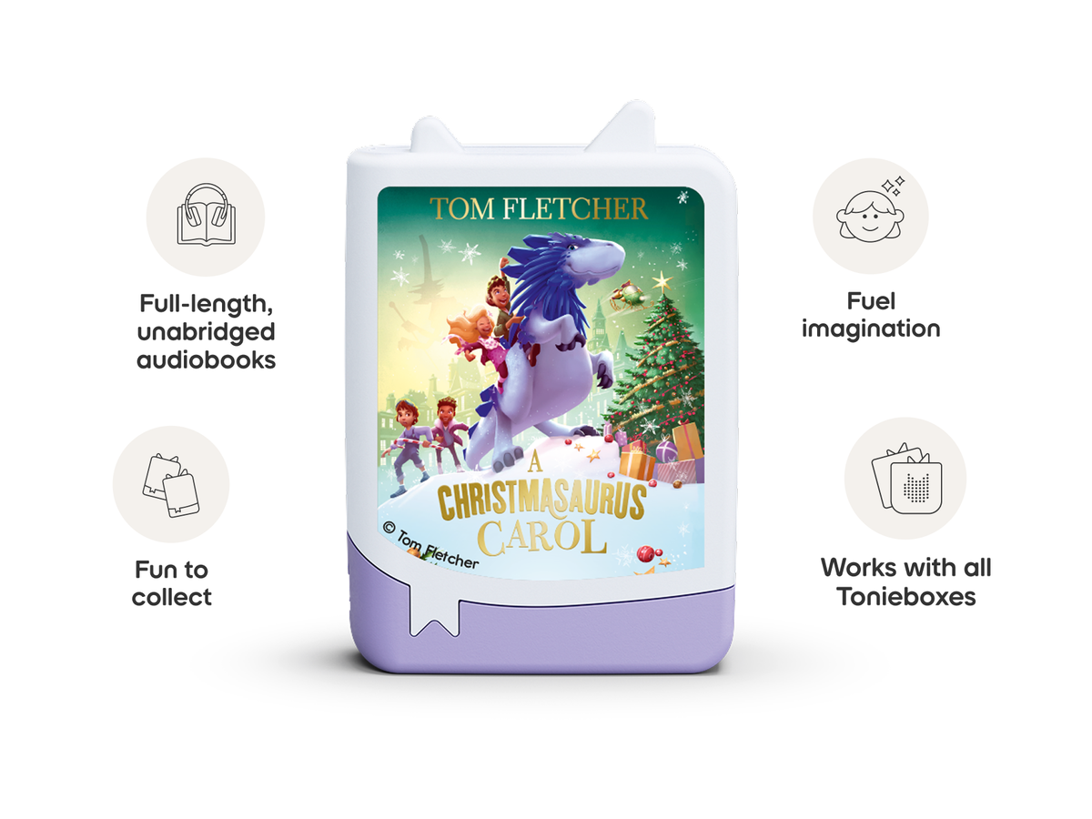 Tom Fletcher: A Christmasaurus Carol Book Tonie audio figurine inspiring audio journeys and imaginative play