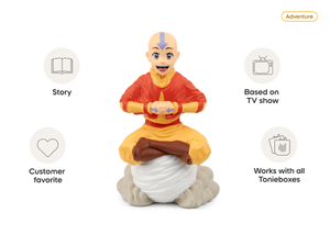 Avatar The Last Airbender - Aang Tonie audio figurine from the adventure category, inspiring audio journeys and imaginative play