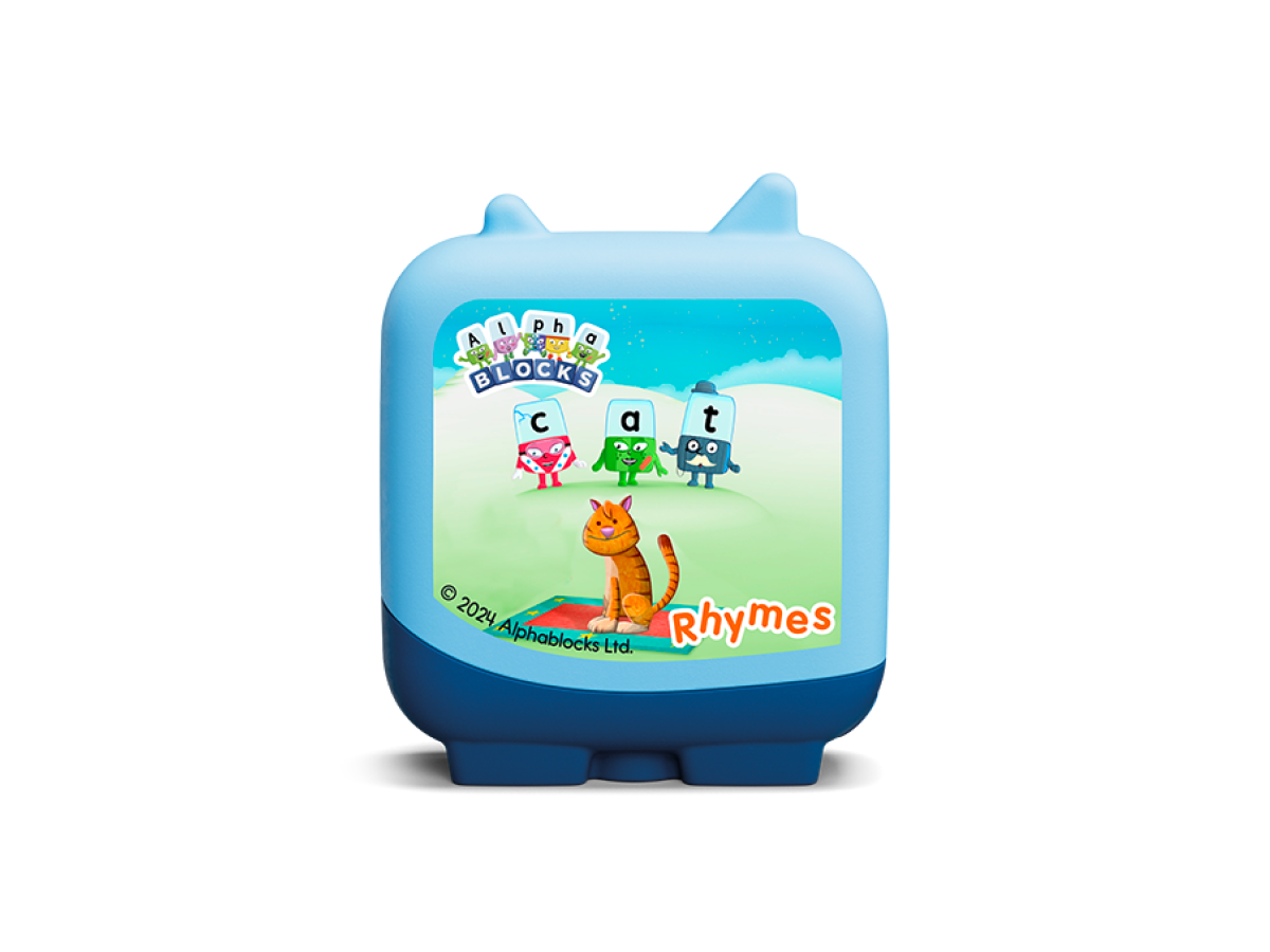 Alphablocks rhymes for the Toniebox, which plays audio conten