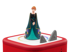 Disney Frozen 2: Anna Tonie on a red Toniebox 2 ready to play audio stories and songs