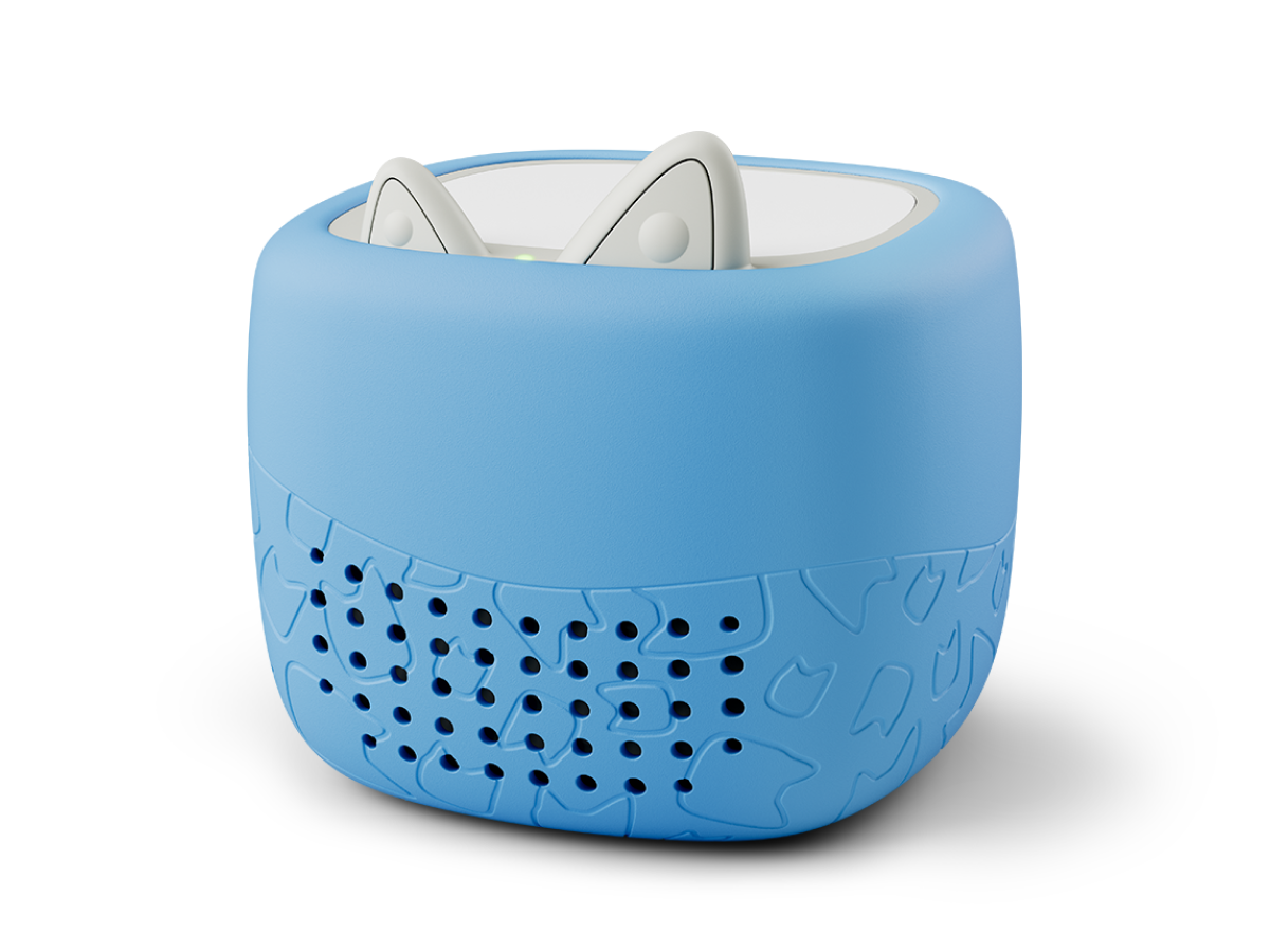 Toniebox Lite Cover Arctic Blue on a toniebox lite