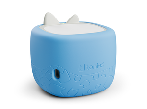 Toniebox Lite Cover Arctic Blue on a toniebox lite back view