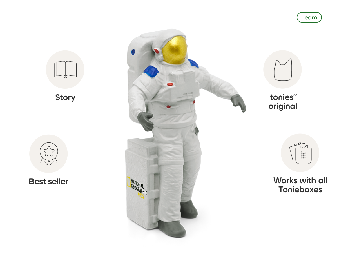 National Geographic Kids: Astronaut Tonie audio figurine, inspiring audio journeys and imaginative play