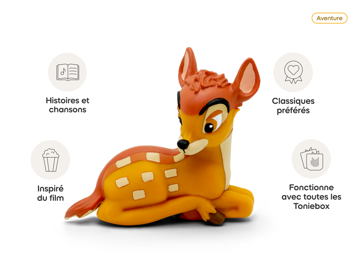 Bambi audio figurine from the story time category, inspiring audio journeys and imaginative play