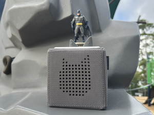 Child Playing With Dc: Batman Tonie