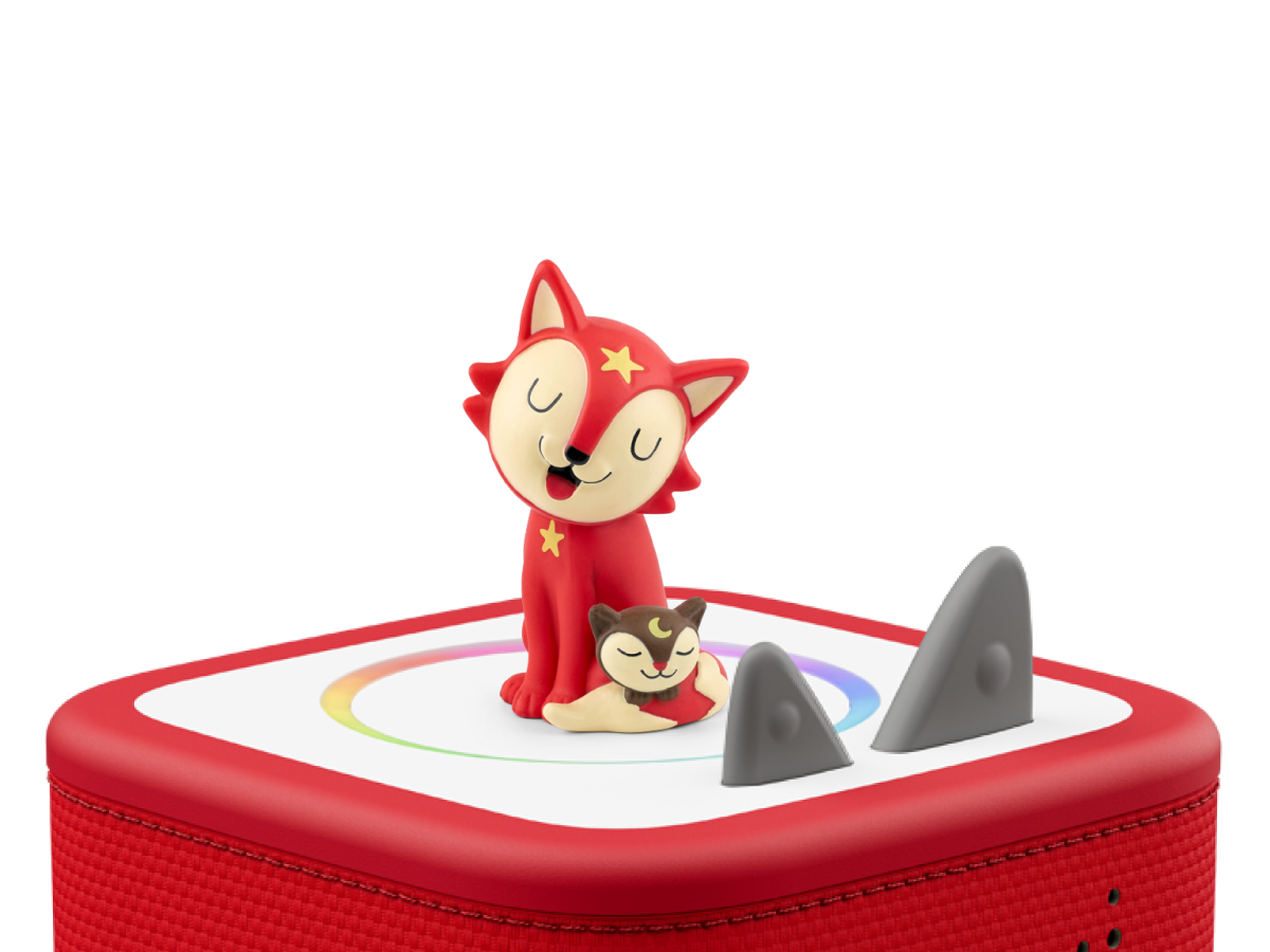Mes Comptines Préférées: Pour S'Endormir Tonie (Français) on a red Toniebox 2 ready to play audio stories and songs