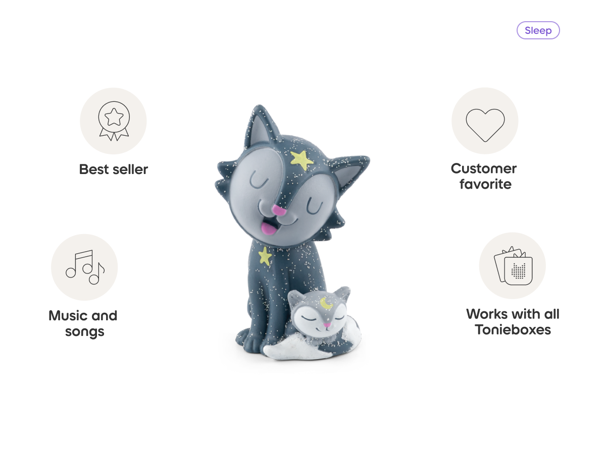 Favourite Children's Songs-Bedtime & Lullabies 2 Tonie audio figurine from the sleep category, inspiring audio journeys and imaginative play