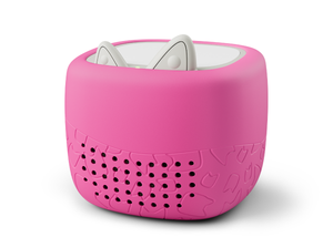 Toniebox Lite Cover berry pink on a toniebox lite