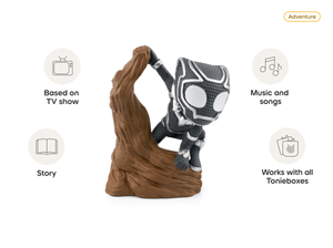 Marvel's Spidey and His Amazing Friends: Black Panther Tonie audio figurine, inspiring audio journeys and imaginative play