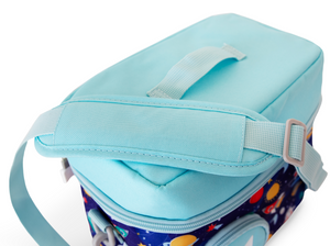 strap and details view of the Listen & Go Bag - Blue Stargazing