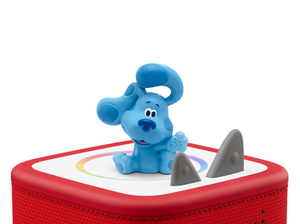 Blue's Clues & You Tonie on a red Toniebox 2 ready to play audio stories and songs