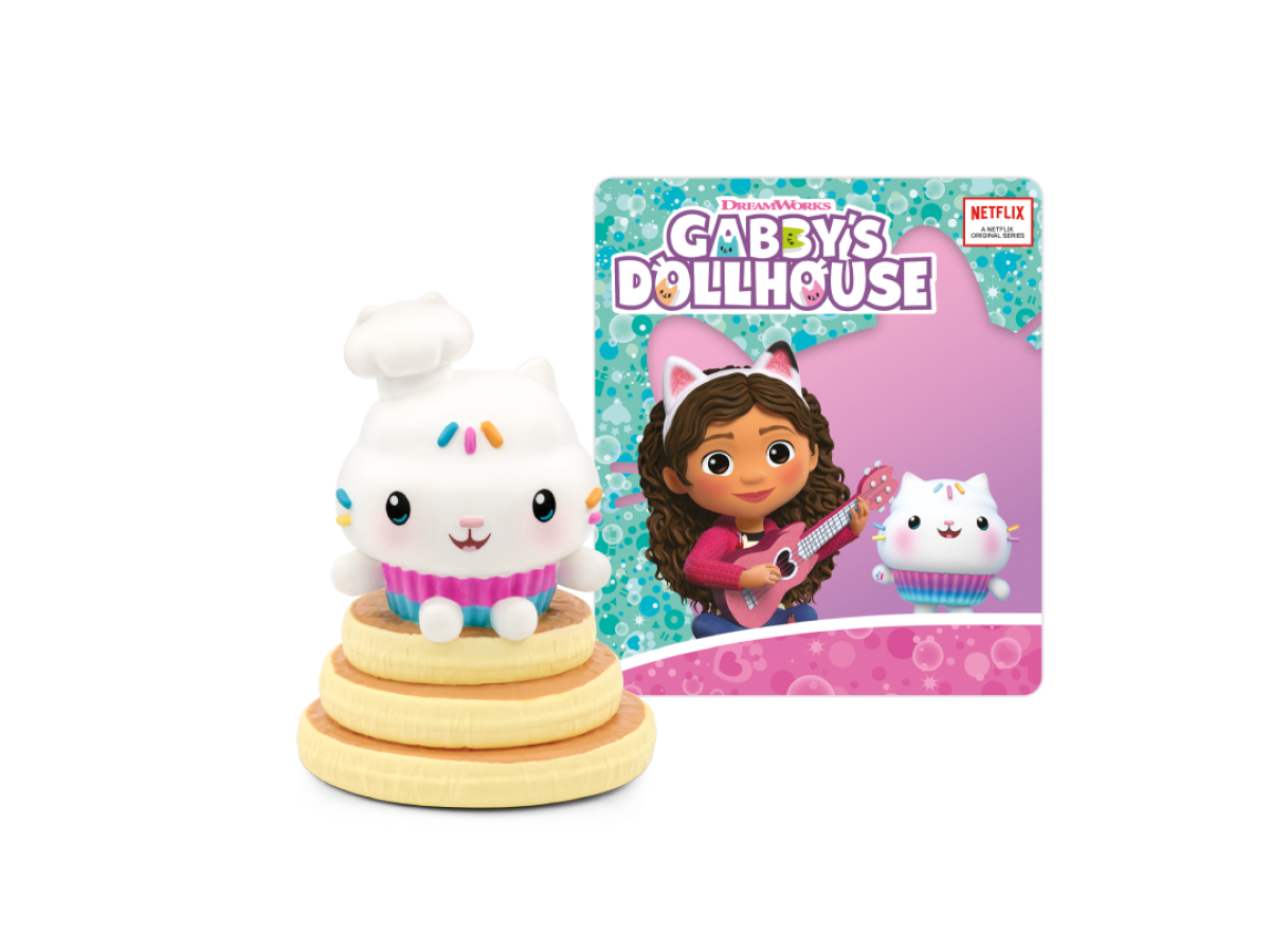 Gabby's Dollhouse: Cakey Cat Tonie audio figurine with content illustration