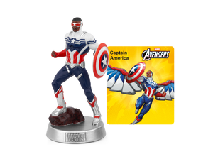Marvel Captain American Tonie audio figurine with content illustration