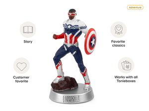 MARVEL Captain America Tonie audio figurine from the adventure category, inspiring audio journeys and imaginative play