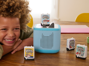 Dav Pilkey: Captain Underpants and the Attack of the Talking Toilets Book Tonie audio figurine with content illustration
