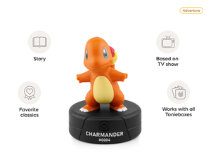 Pokémon Charmander Tonie audio figurine from the adventure category, inspiring audio journeys and imaginative play