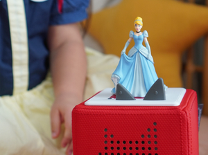 Child Playing With Disney Cinderella Tonie