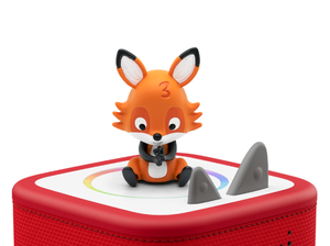 Favourite Children's Songs: Counting Songs Tonie on a red Toniebox 2 ready to play audio stories and songs