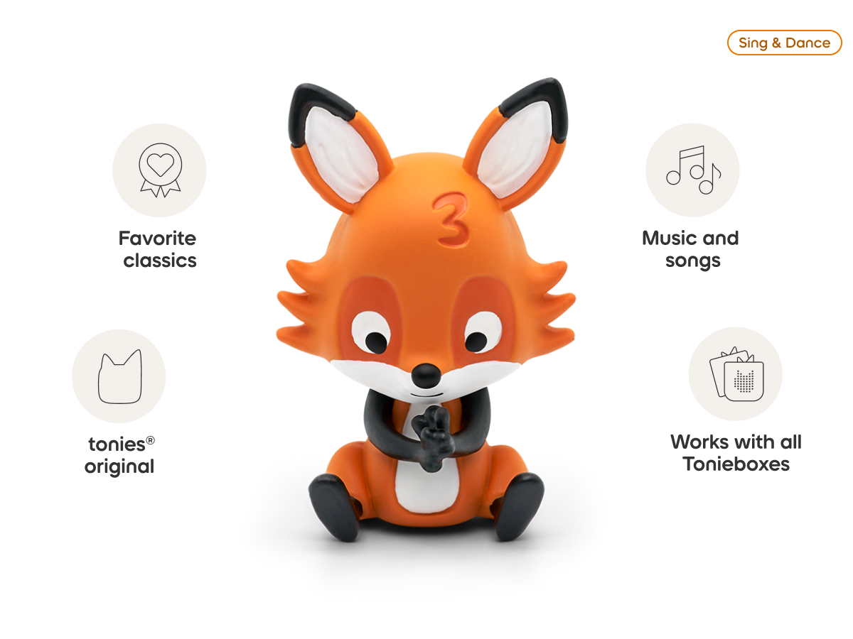 Favourite Children's Songs: Counting Songs Tonie audio figurine, inspiring audio journeys and imaginative play