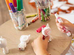 Child Playing With Create Your Own Creative-Tonie
