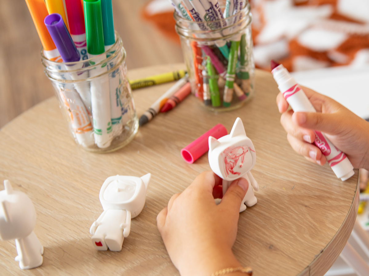 Child Playing With Create Your Own Creative-Tonie