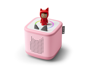Cloud Pink Toniebox 2, an audio player for kids with Creative Tonie audio figurine