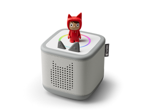 Moon Gray Toniebox 2, an audio player for kids with Creative Tonie audio figurine