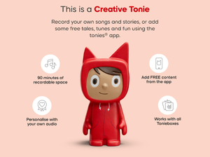 Creative Tonie audio figurine, inspiring audio journeys and imaginative play