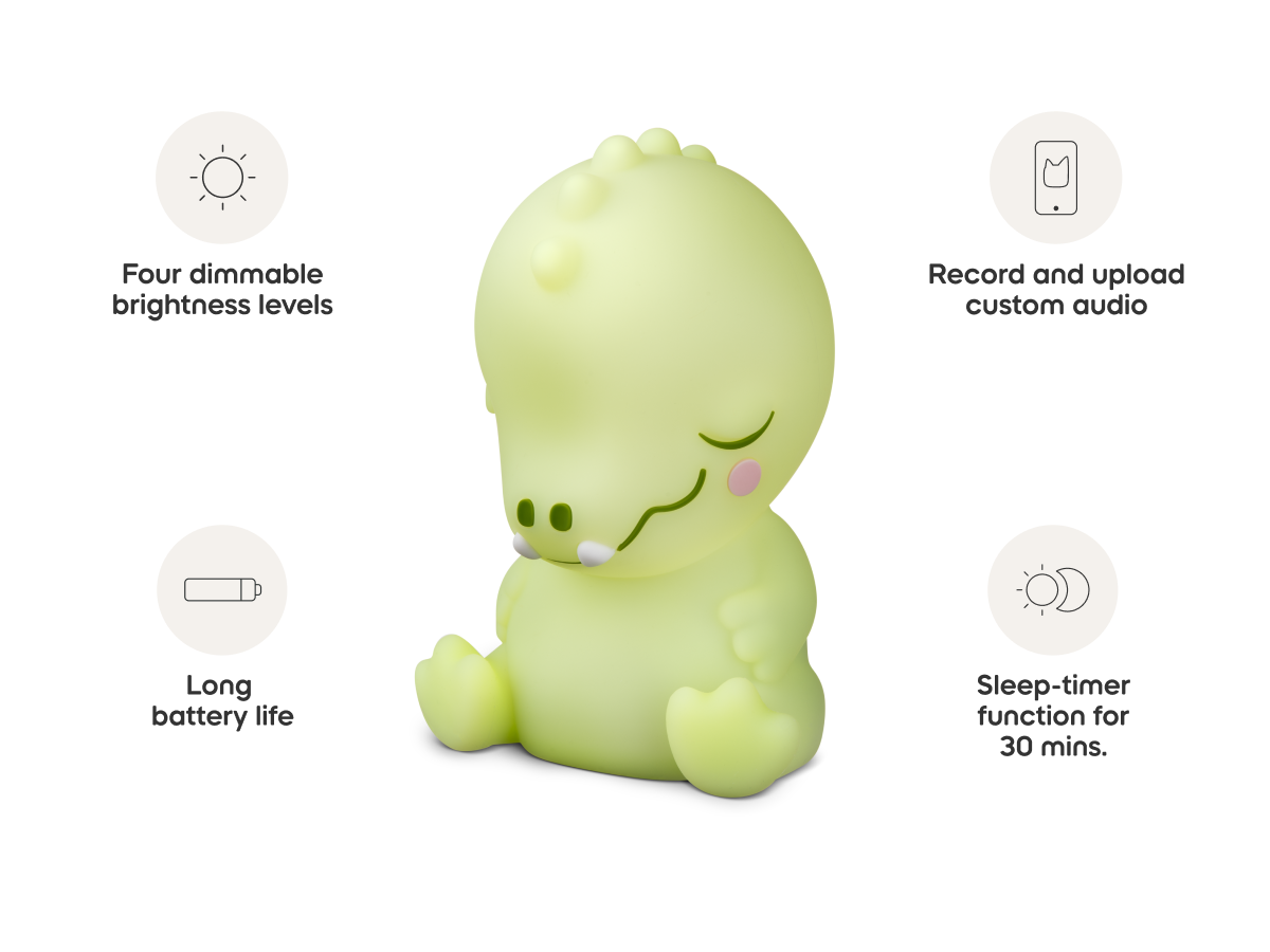 Sleepy Friends- Sleepy Crocodile Night Light Tonie audio figurine from the sleep category, inspiring audio journeys and imaginative play