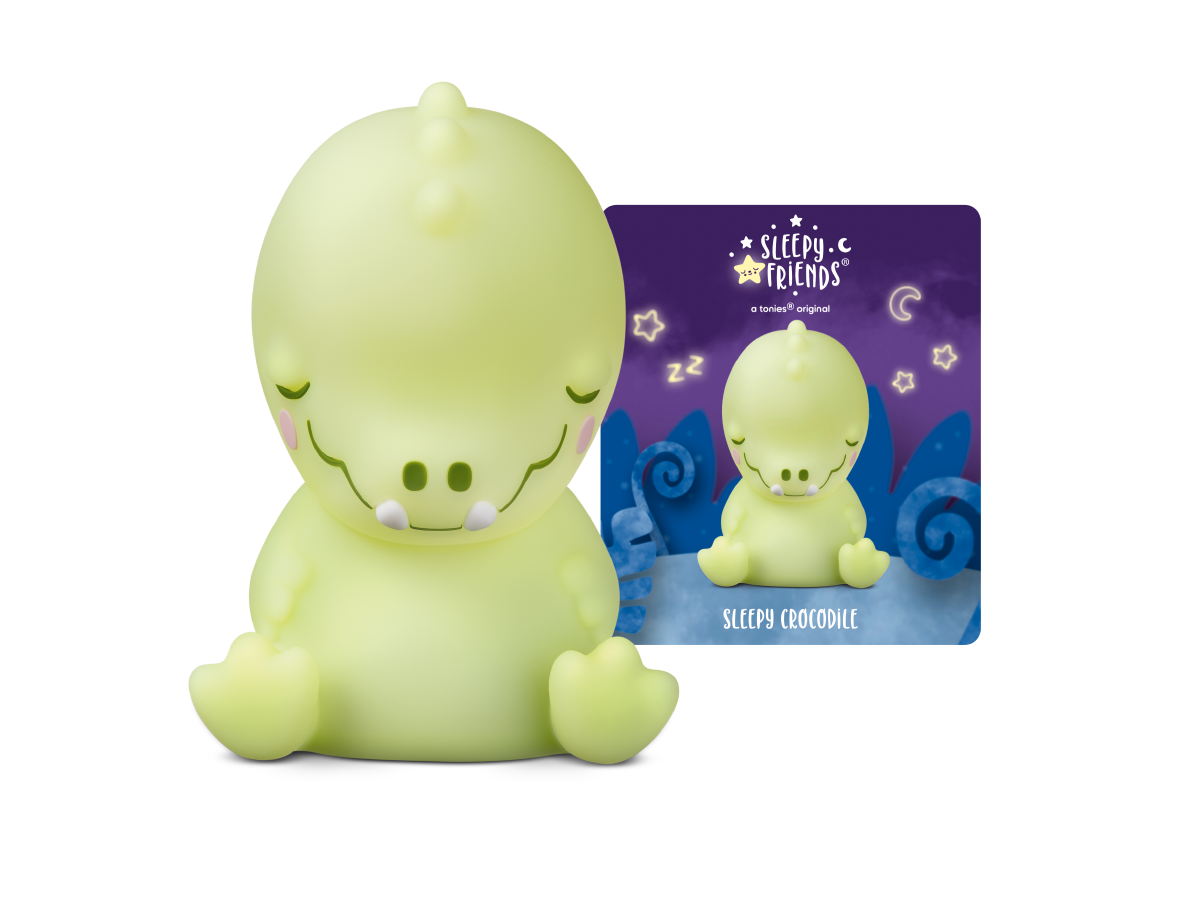 Sleepy Friends- Sleepy Crocodile Night Light Tonie audio figurine with content illustration