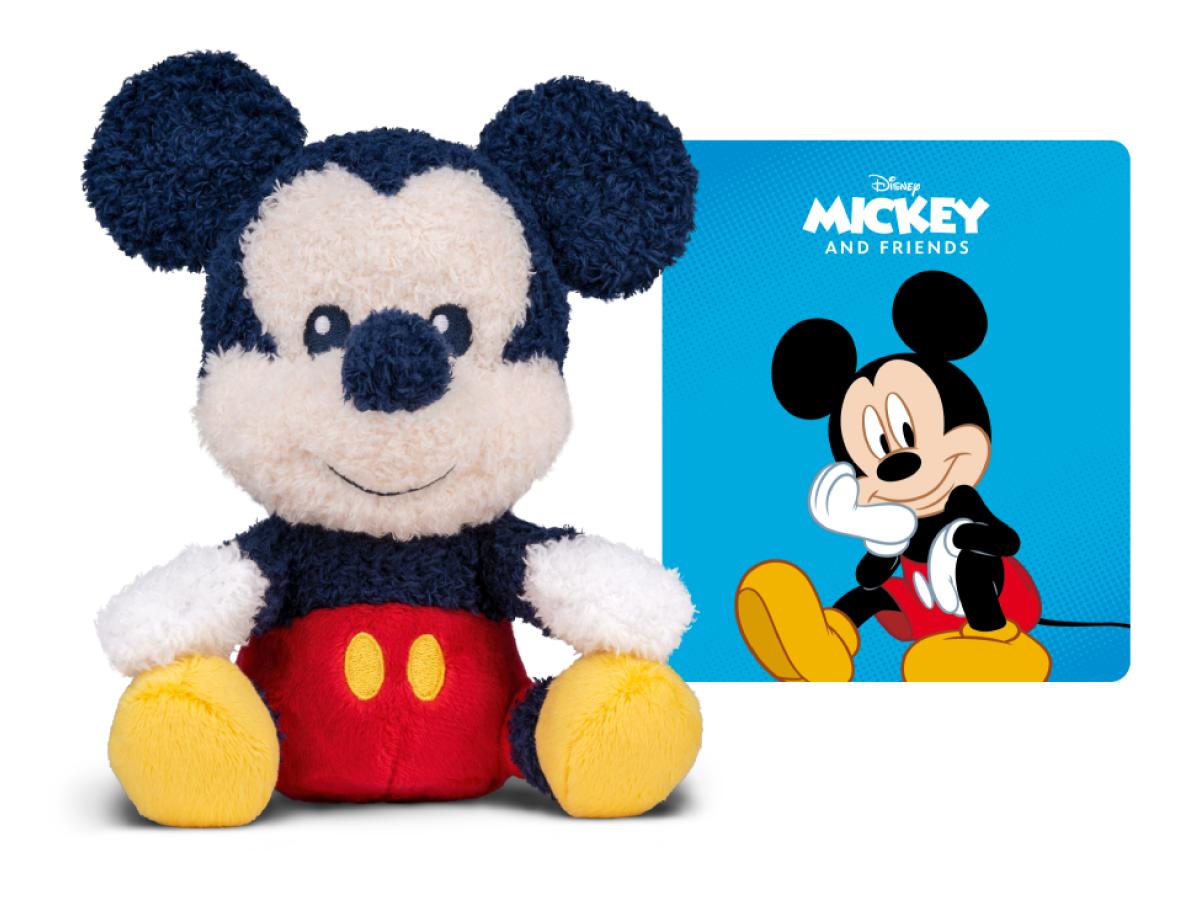 Cuddle Tonie- Disney Mickey Mouse audio figurine with content illustration