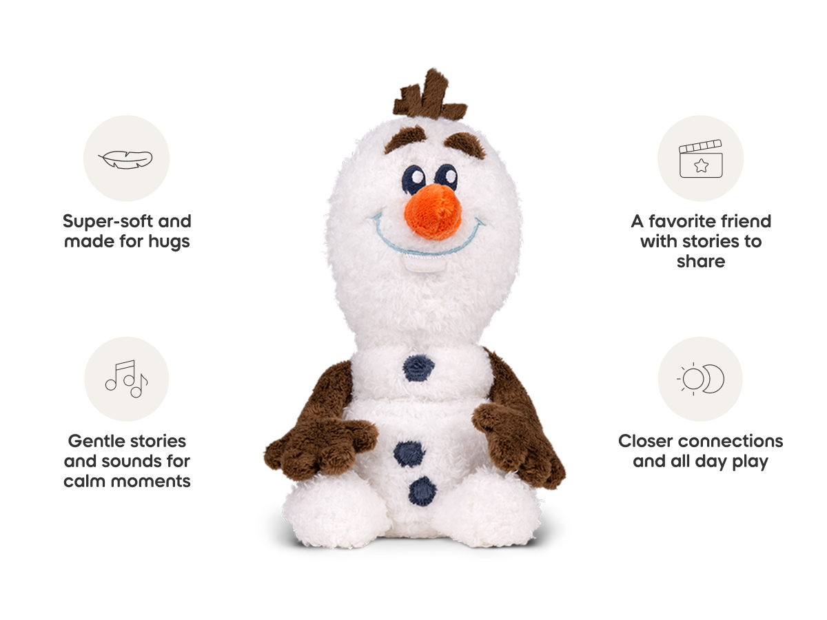 Olaf cuddle Tonie audio figurine from the adventure category, inspiring audio journeys and imaginative play