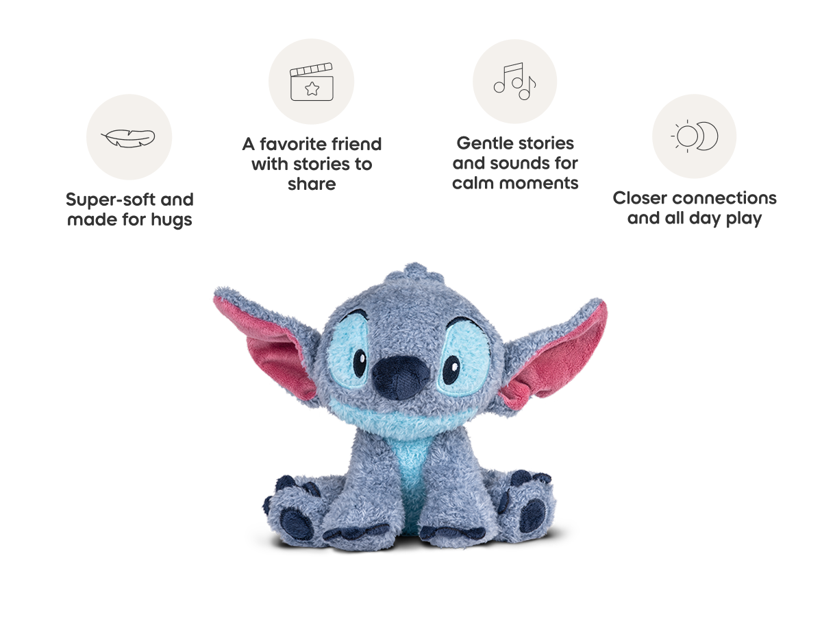 Cuddle Tonie-Disney Lilo & Stitch Tonie audio figurine from the adventure category, inspiring audio journeys and imaginative play