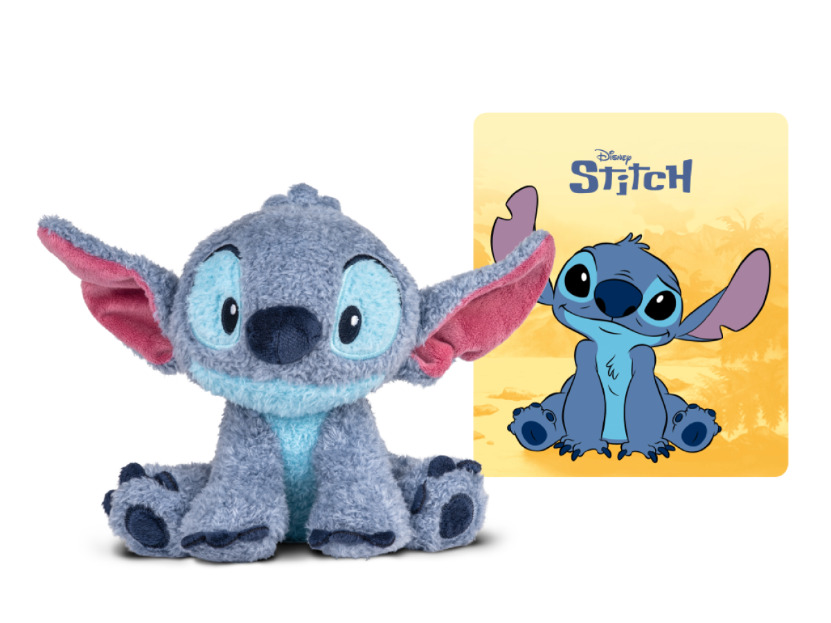 Cuddle Tonie-Disney Lilo & Stitch Tonie audio figurine with content illustration