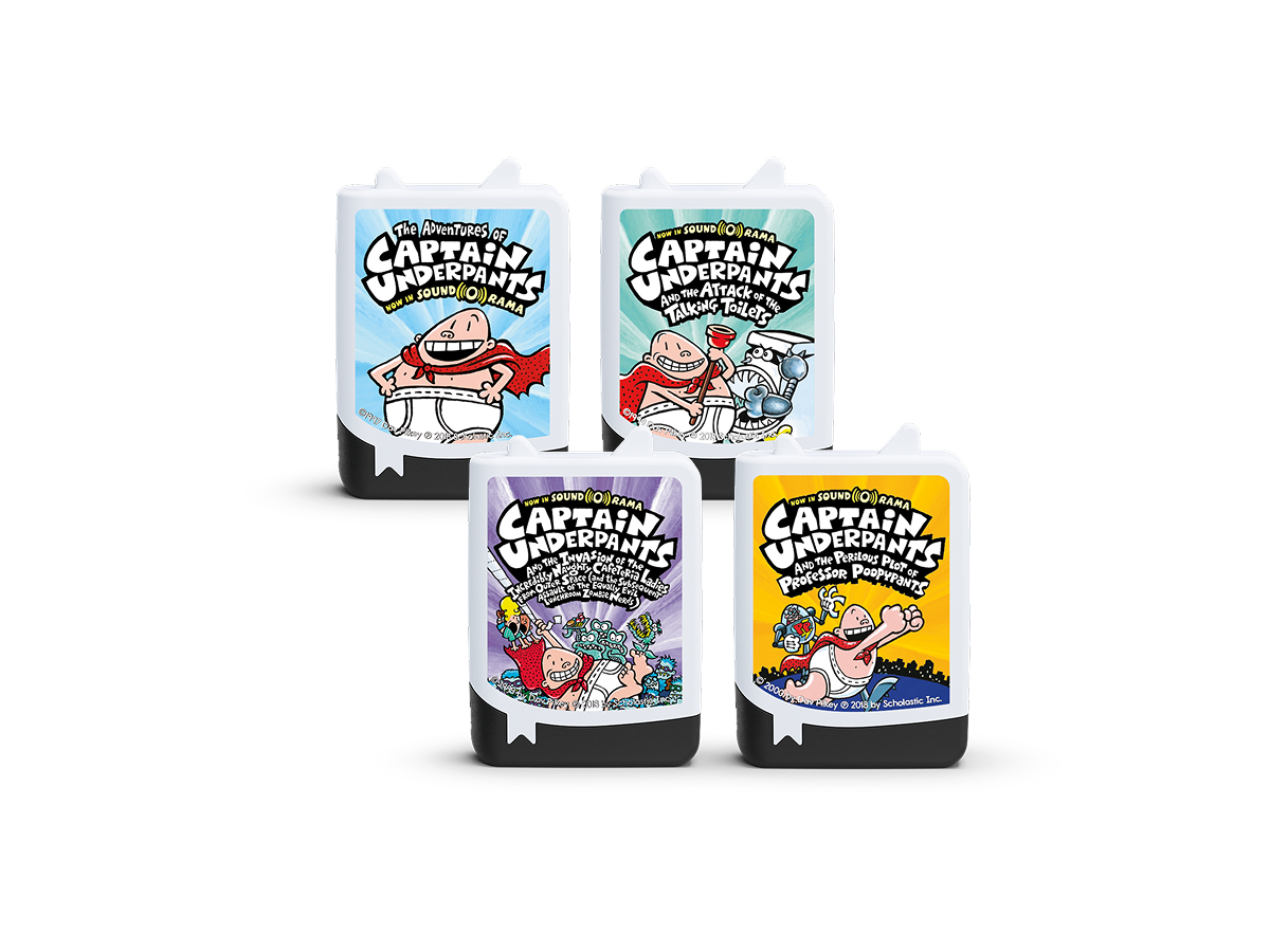 Dav Pilkey 4x Book Tonies Set