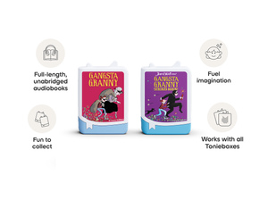 David Walliams 2x Gangsta Granny Book Tonies work with all Tonieboxes and are full length unabridged audiobooks for kids