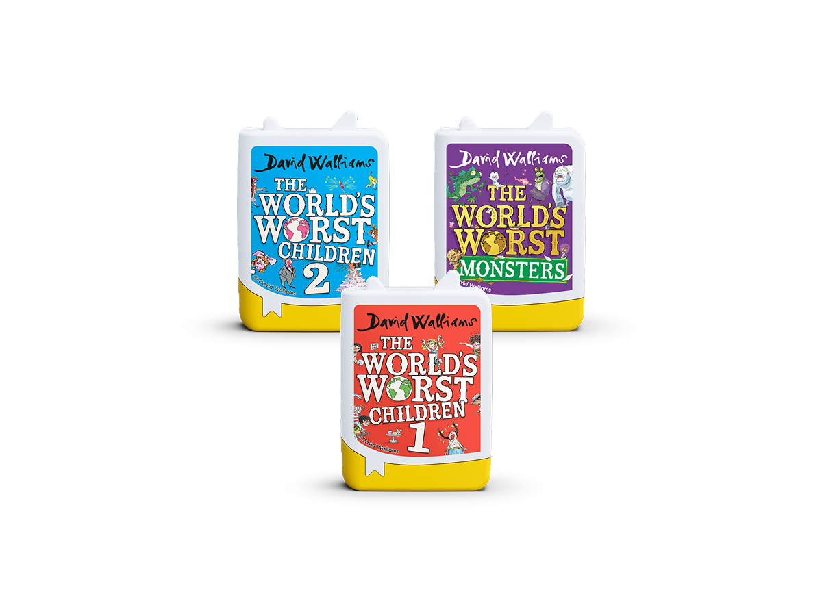 David Walliams 3x World Worst Book Tonies Set