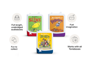 David Walliams 3x Book Tonies work with all Tonieboxes and are full length unabridged audiobooks for kids