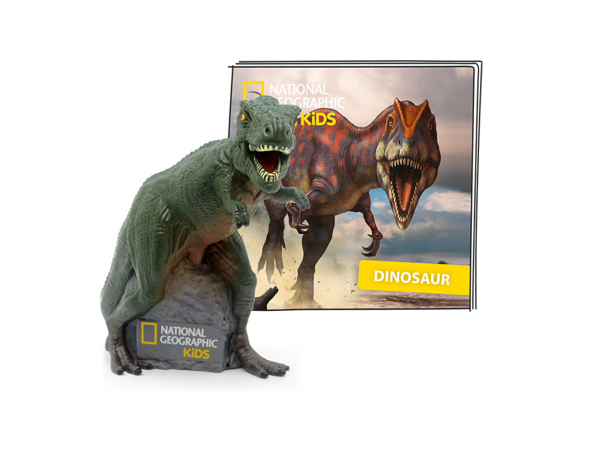 National Geographic Kids: Dinosaur Tonie audio figurine with content illustration
