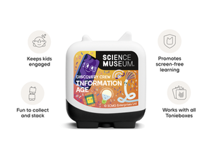 Science Museum-Discovery Crew Pocket Tonies - 4 pack work with all Tonieboxes and are full length unabridged audiobooks for kids