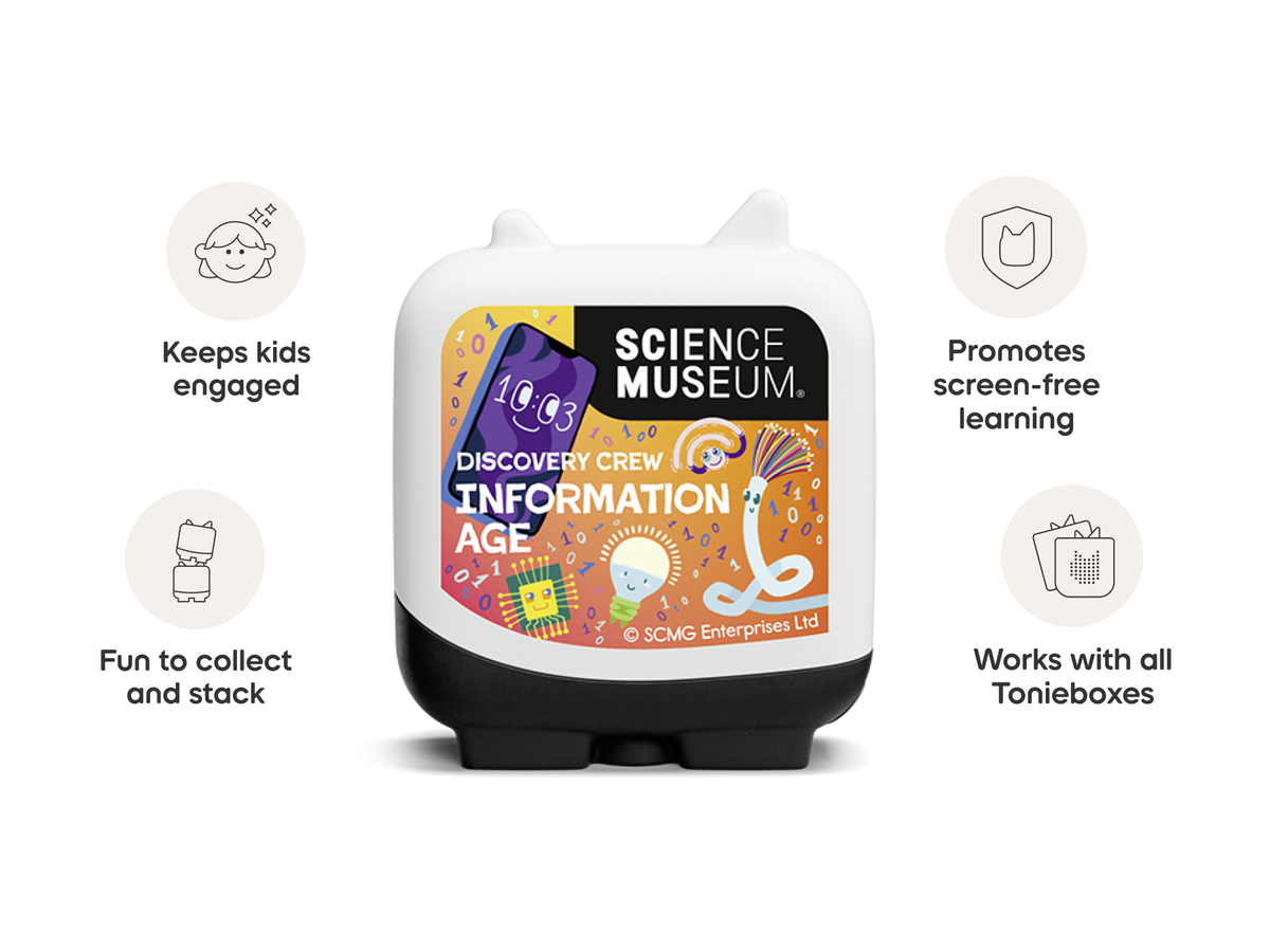 Science Museum-Discovery Crew Pocket Tonies - 4 pack work with all Tonieboxes and are full length unabridged audiobooks for kids