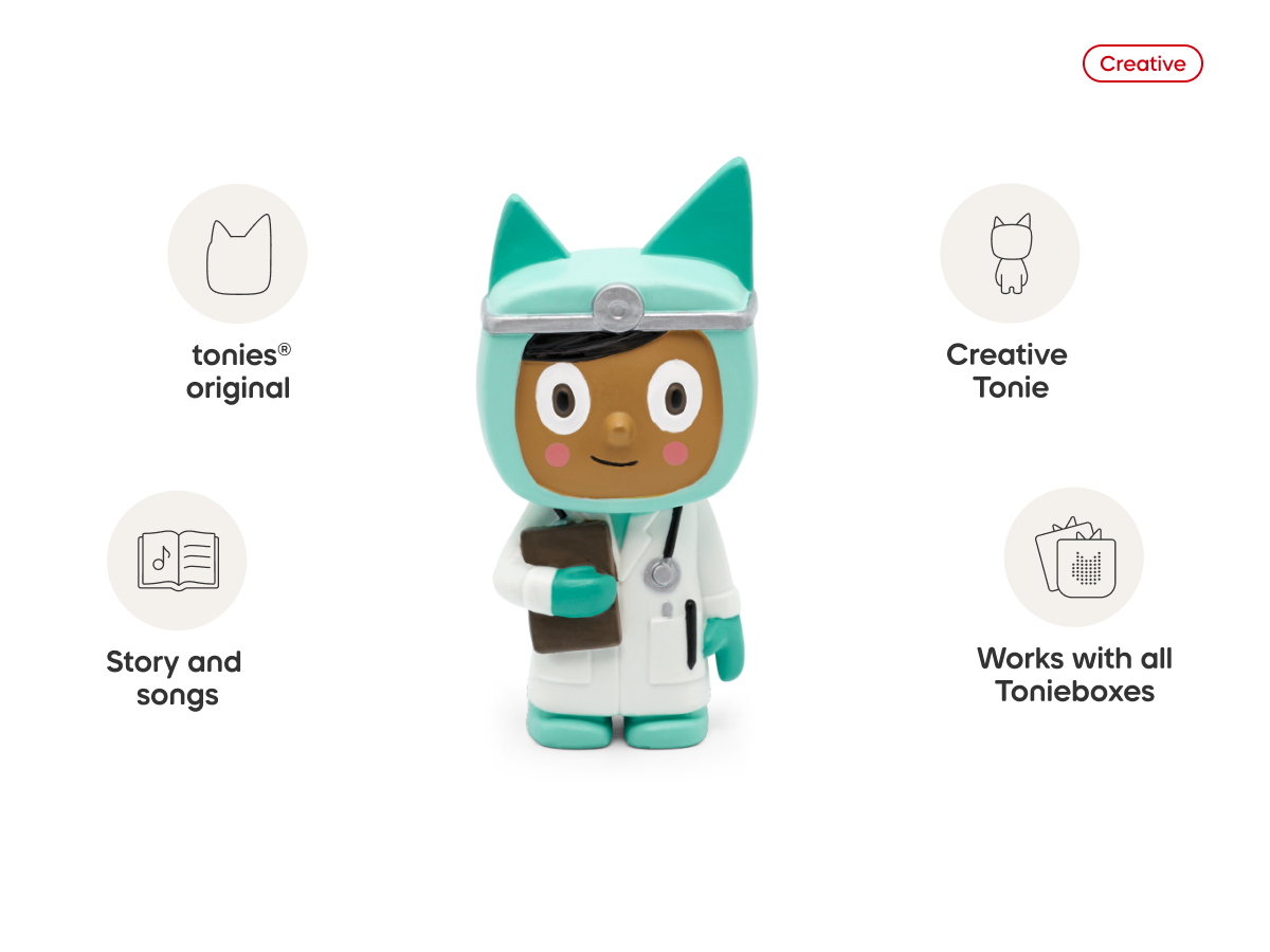 Doctor Creative-Tonie audio figurine from the creative category, inspiring audio journeys and imaginative play