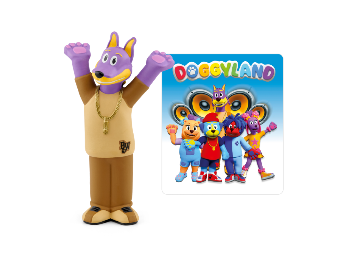 Doggyland Tonie audio figurine with content illustration