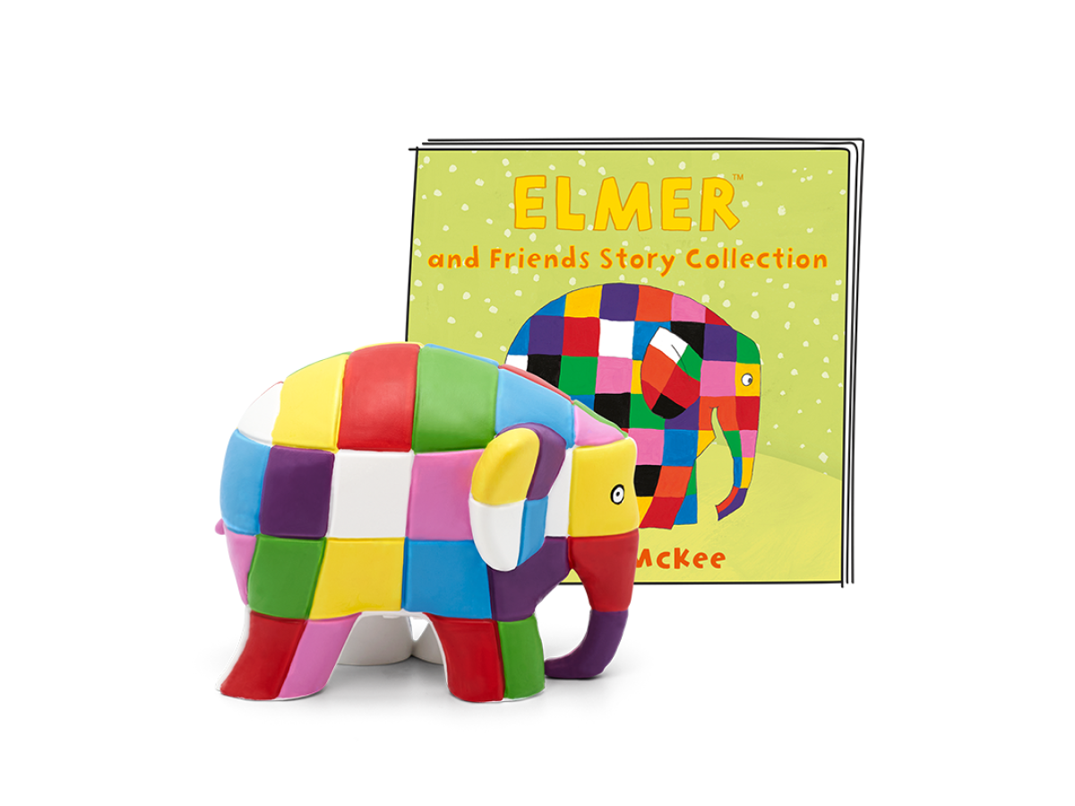 Elmer & Friends Story Collection Tonie audio figurine with content illustration