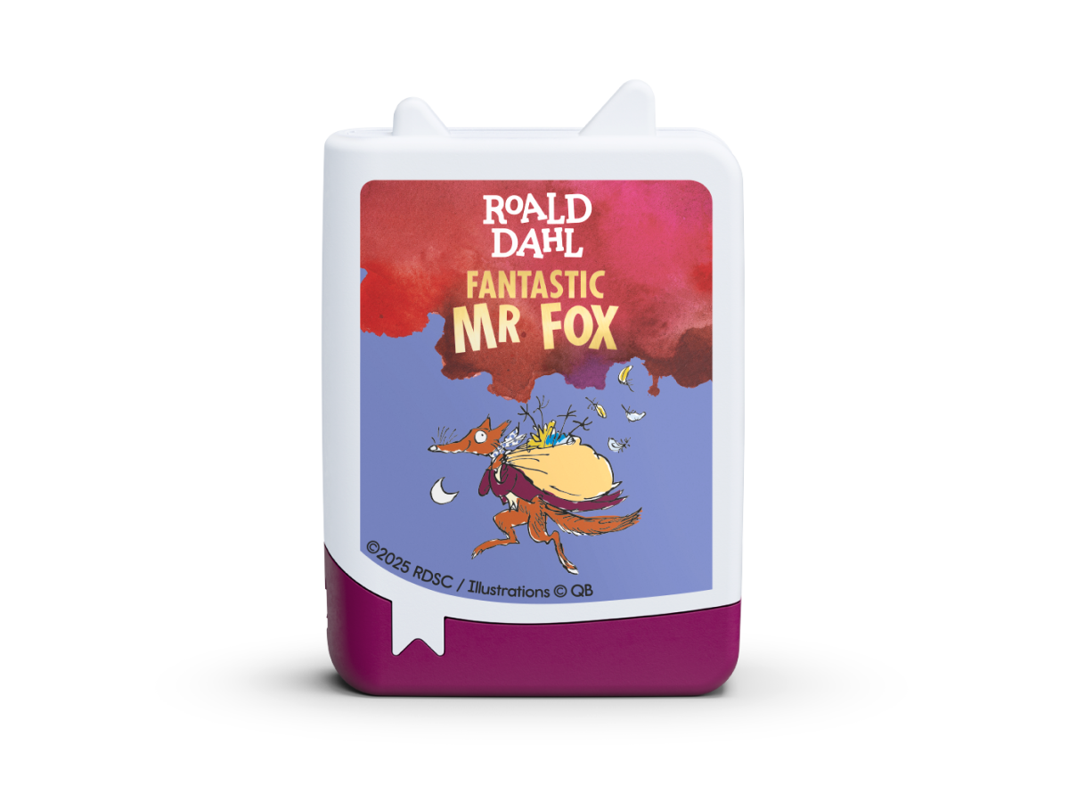 Fantastic Mr. Fox Book Tonie for the Toniebox, which plays audiobooks for kids