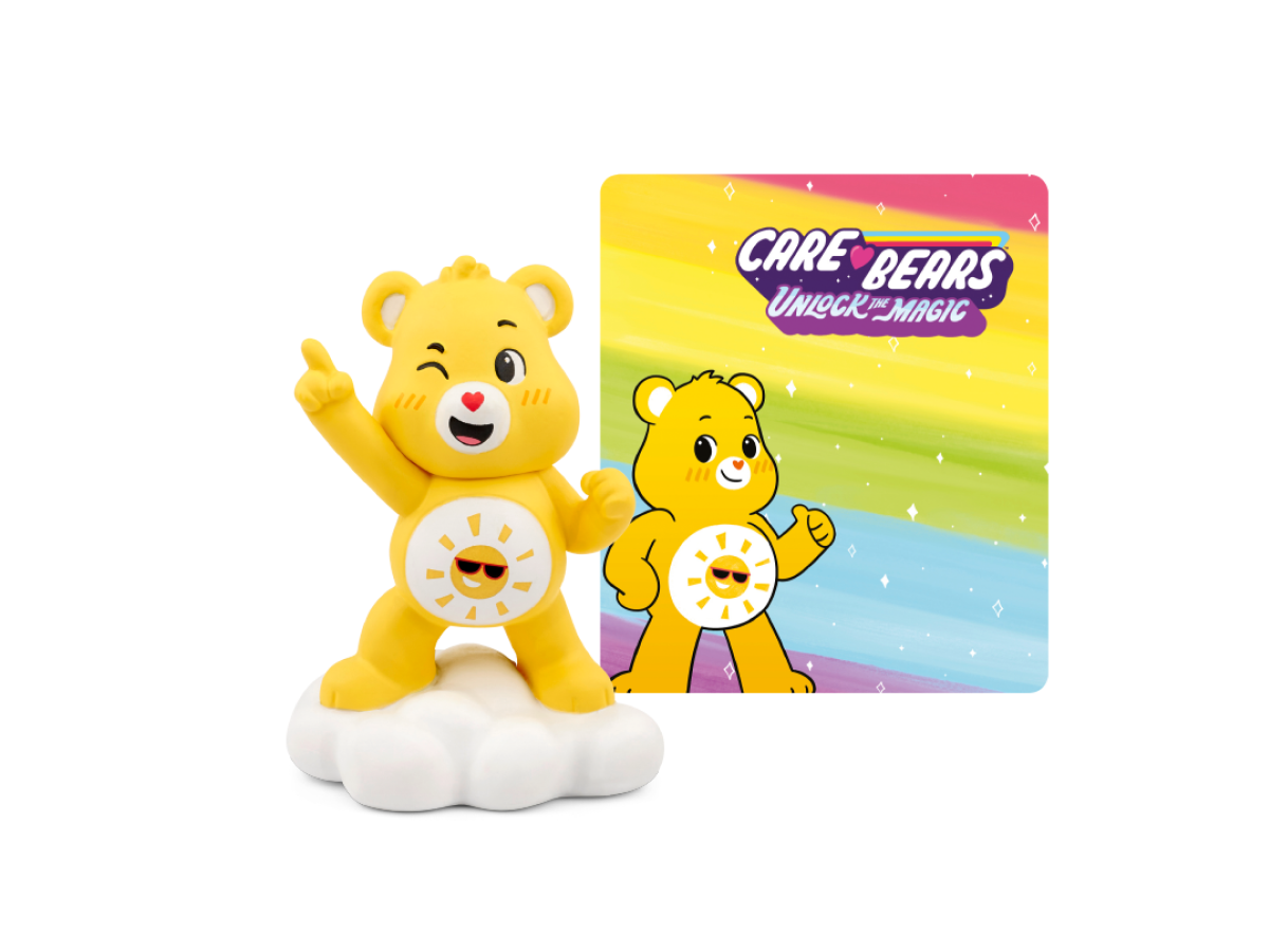 Care Bears: Funshine Bear Tonie audio figurine with content illustration