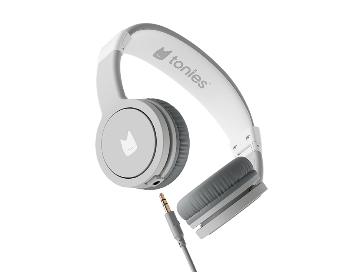 gray wired headphones for kids