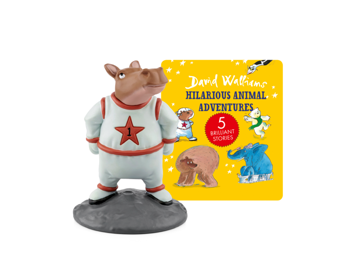 Hilarious Animal Adventures Tonie audio figurine with content illustration