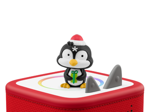 Favourite Children's Songs: Holiday Songs Tonie on a red Toniebox 2 ready to play audio stories and songs