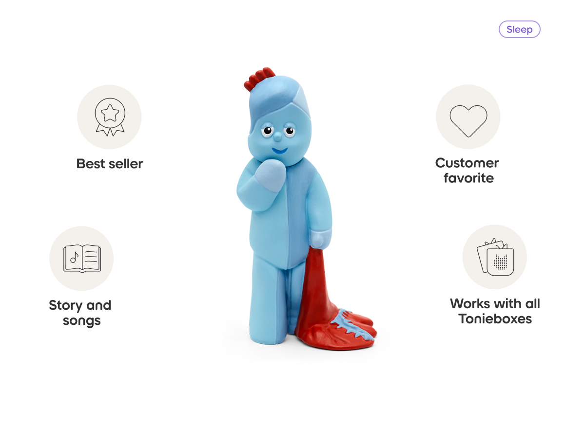 In the Night Garden Tonie audio figurine from the sleep category, inspiring audio journeys and imaginative play